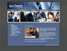 Tablet Screenshot of extech.sk