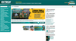 Desktop Screenshot of extech.com.es