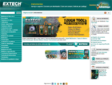 Tablet Screenshot of extech.com.br