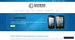 Desktop Screenshot of extech.co.za