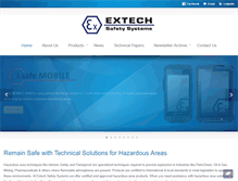 Tablet Screenshot of extech.co.za